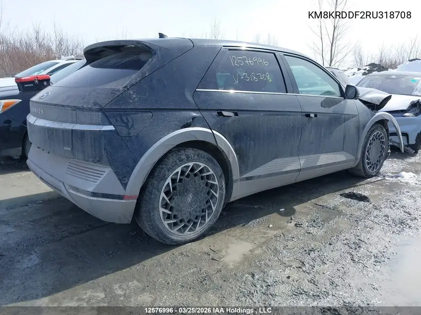 2024 Hyundai Ioniq 5 VIN: KM8KRDDF2RU318708 Lot: 12576996