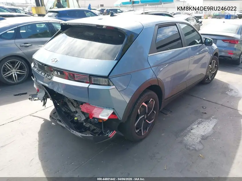 2024 Hyundai Ioniq 5 Sel VIN: KM8KN4DE9RU246022 Lot: 44801442