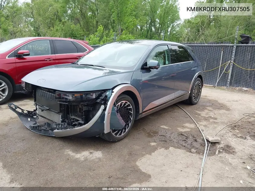 2024 Hyundai Ioniq 5 Limited VIN: KM8KRDDFXRU307505 Lot: 44927339