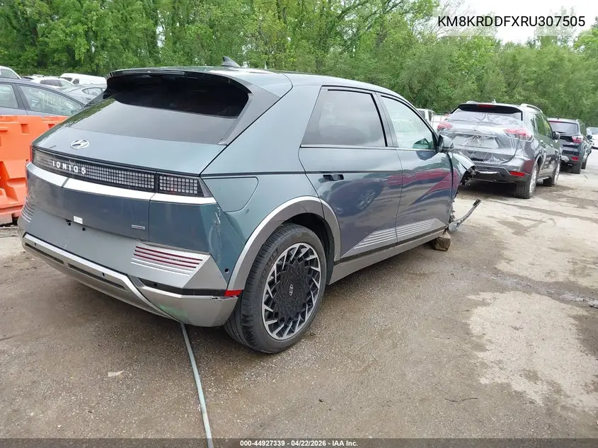 2024 Hyundai Ioniq 5 Limited VIN: KM8KRDDFXRU307505 Lot: 44927339