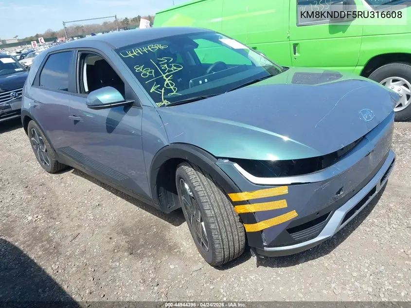 2024 Hyundai Ioniq 5 Sel VIN: KM8KNDDF5RU316608 Lot: 44944396
