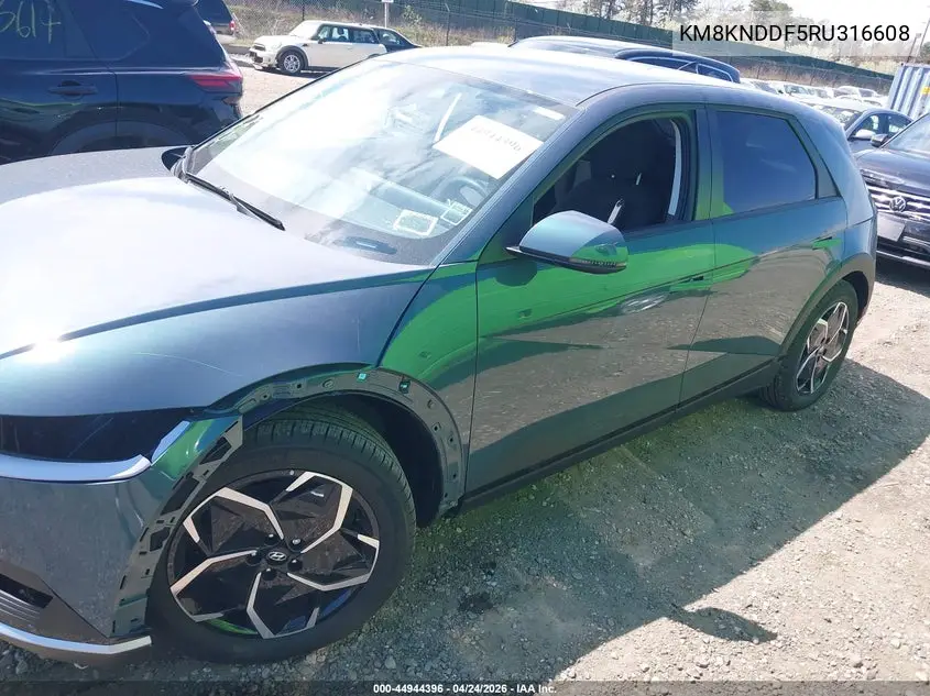 2024 Hyundai Ioniq 5 Sel VIN: KM8KNDDF5RU316608 Lot: 44944396