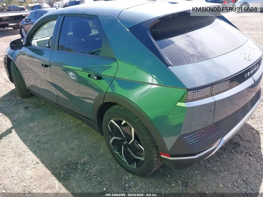 2024 Hyundai Ioniq 5 Sel VIN: KM8KNDDF5RU316608 Lot: 44944396