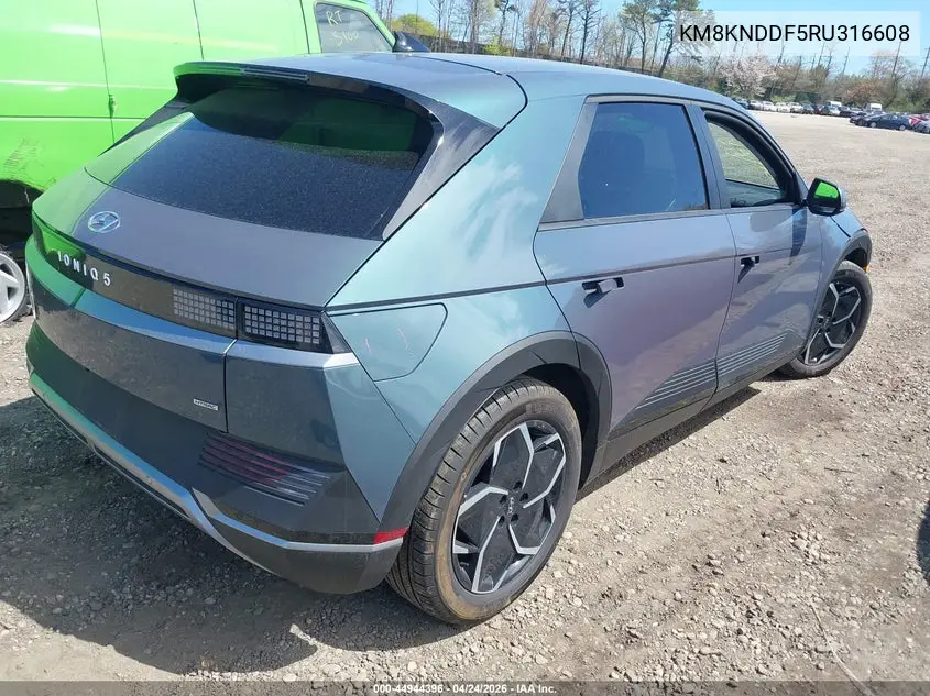 2024 Hyundai Ioniq 5 Sel VIN: KM8KNDDF5RU316608 Lot: 44944396