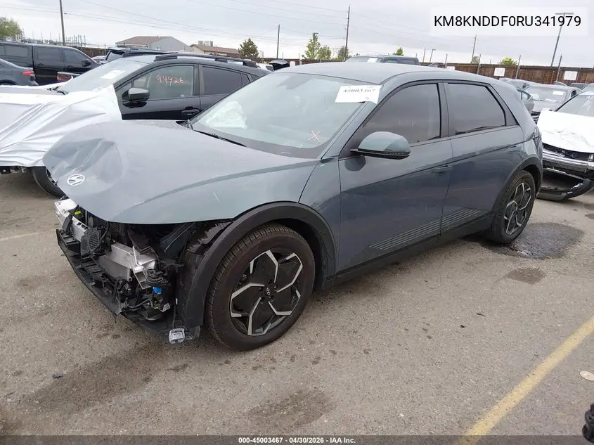 2024 Hyundai Ioniq 5 Sel VIN: KM8KNDDF0RU341979 Lot: 45003467