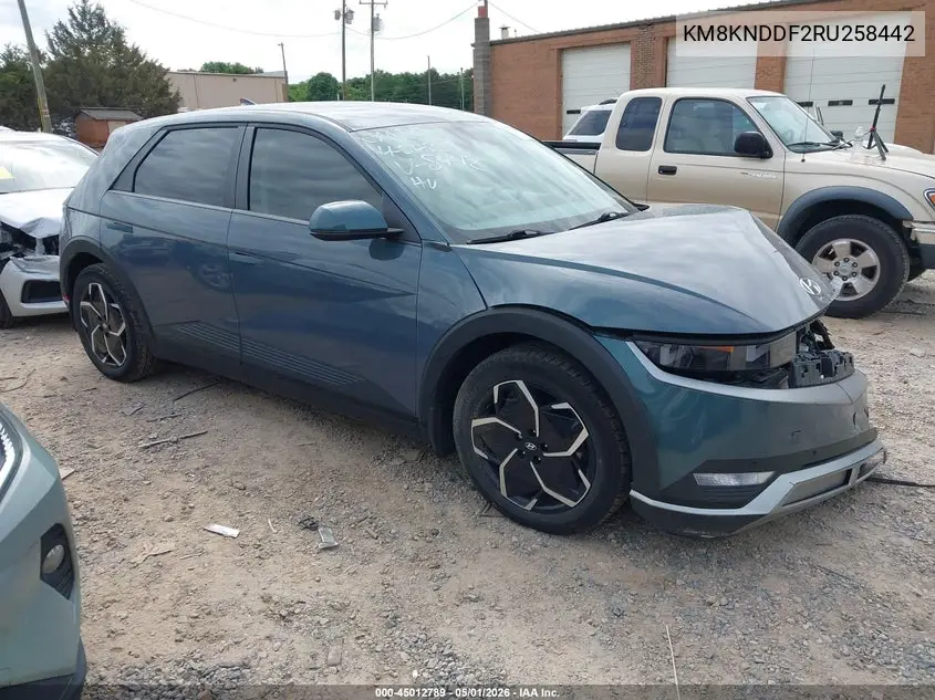 2024 Hyundai Ioniq 5 Sel VIN: KM8KNDDF2RU258442 Lot: 45012789