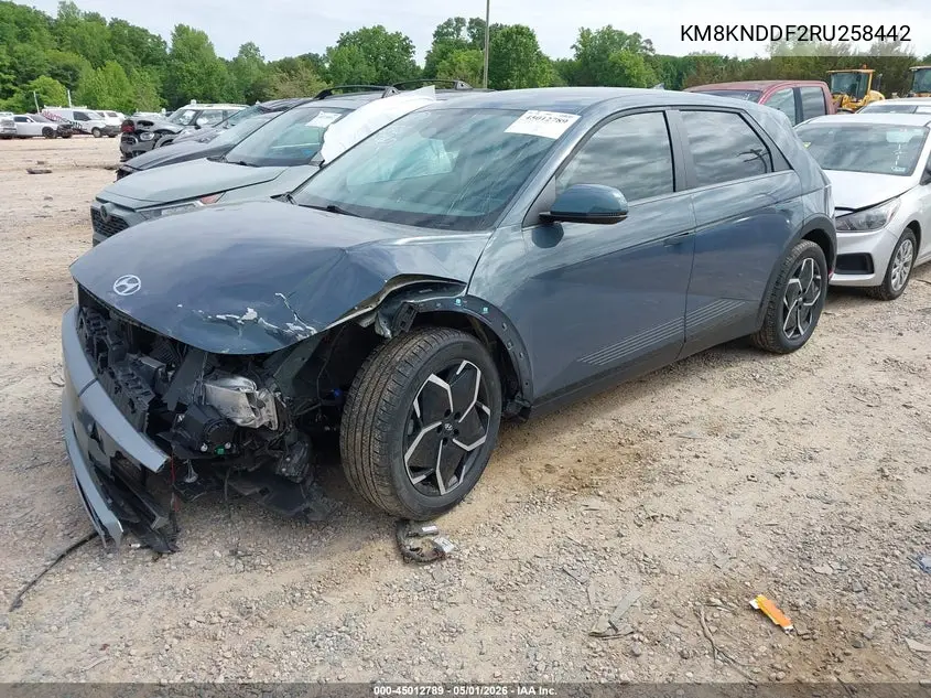 2024 Hyundai Ioniq 5 Sel VIN: KM8KNDDF2RU258442 Lot: 45012789