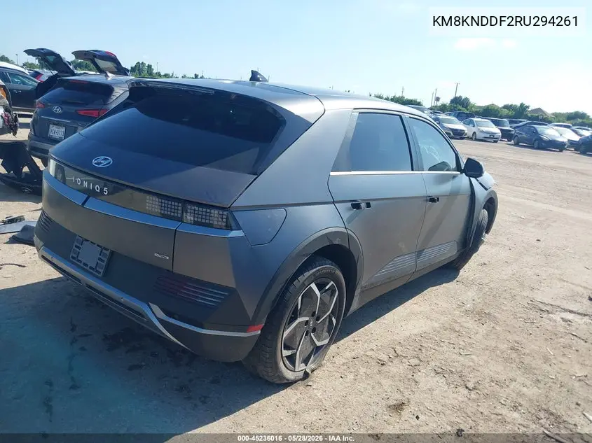 2024 Hyundai Ioniq 5 Sel VIN: KM8KNDDF2RU294261 Lot: 45236016
