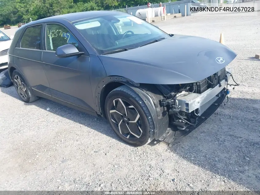 2024 Hyundai Ioniq 5 Sel VIN: KM8KNDDF4RU267028 Lot: 45257437