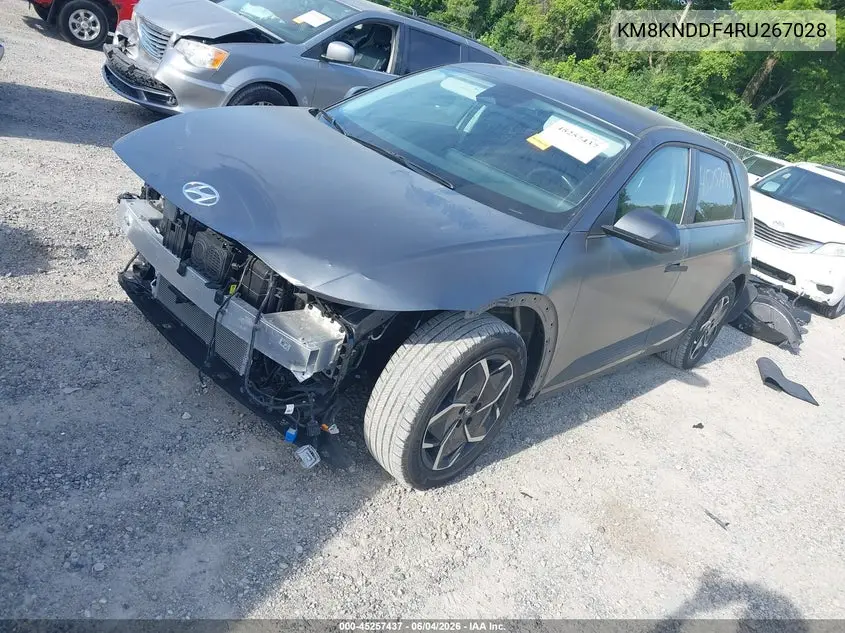 2024 Hyundai Ioniq 5 Sel VIN: KM8KNDDF4RU267028 Lot: 45257437