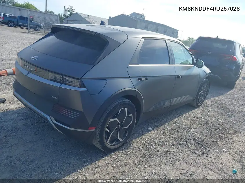 2024 Hyundai Ioniq 5 Sel VIN: KM8KNDDF4RU267028 Lot: 45257437