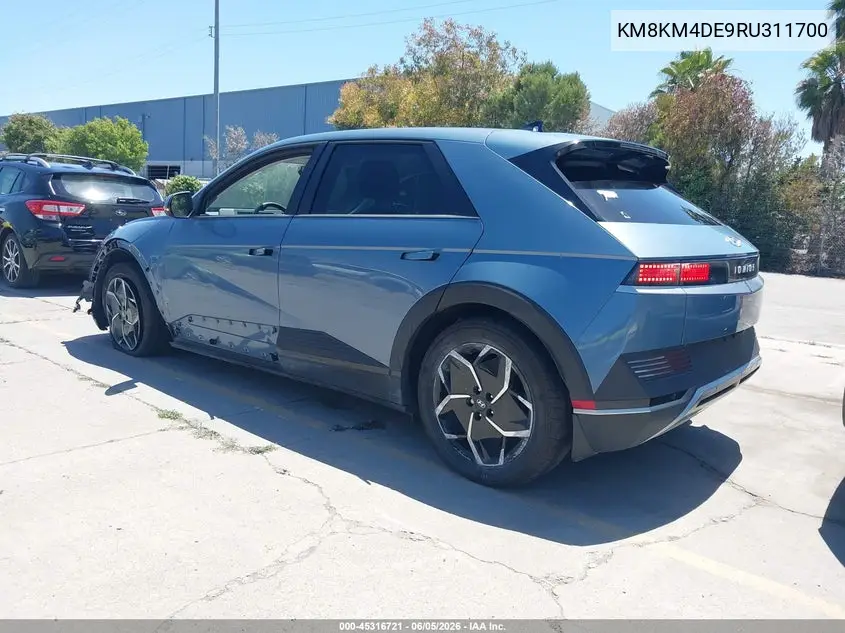 2024 Hyundai Ioniq 5 Se VIN: KM8KM4DE9RU311700 Lot: 45316721