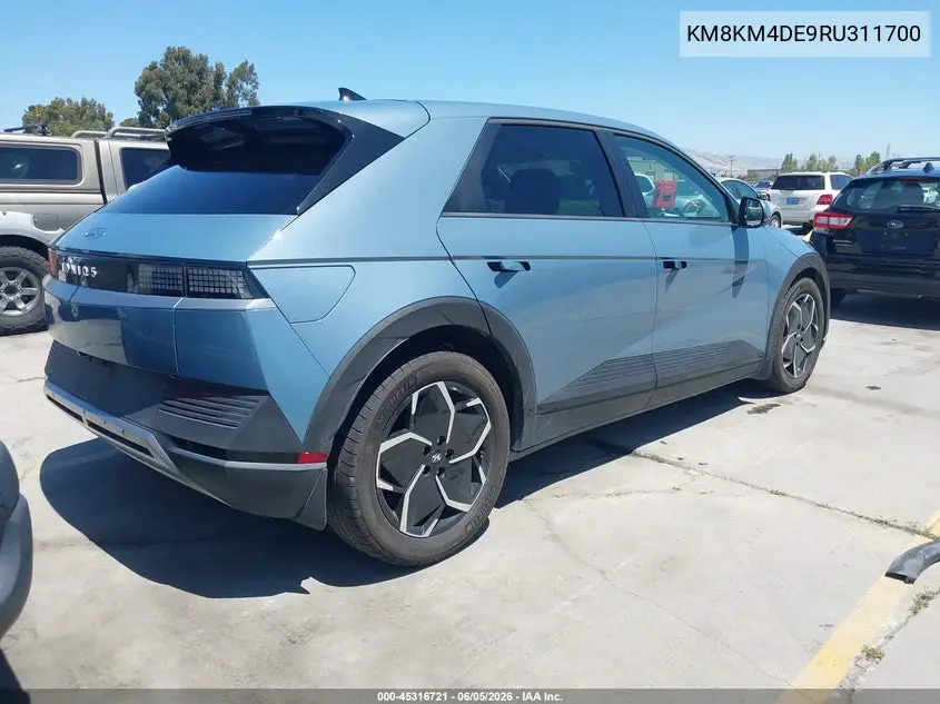 2024 Hyundai Ioniq 5 Se VIN: KM8KM4DE9RU311700 Lot: 45316721