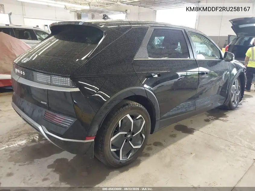 2024 Hyundai Ioniq 5 Se VIN: KM8KMDDF2RU258167 Lot: 45433000