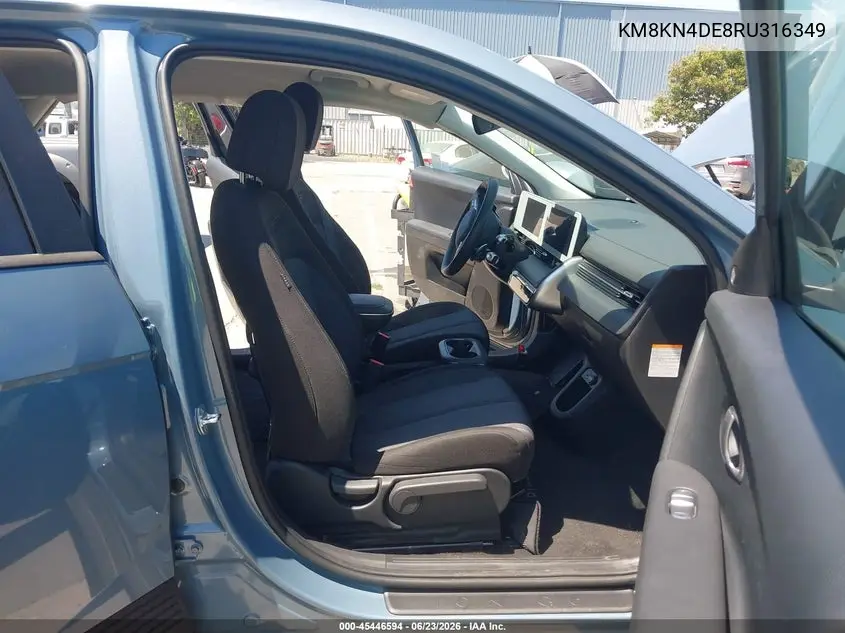 2024 Hyundai Ioniq 5 Sel VIN: KM8KN4DE8RU316349 Lot: 45446594