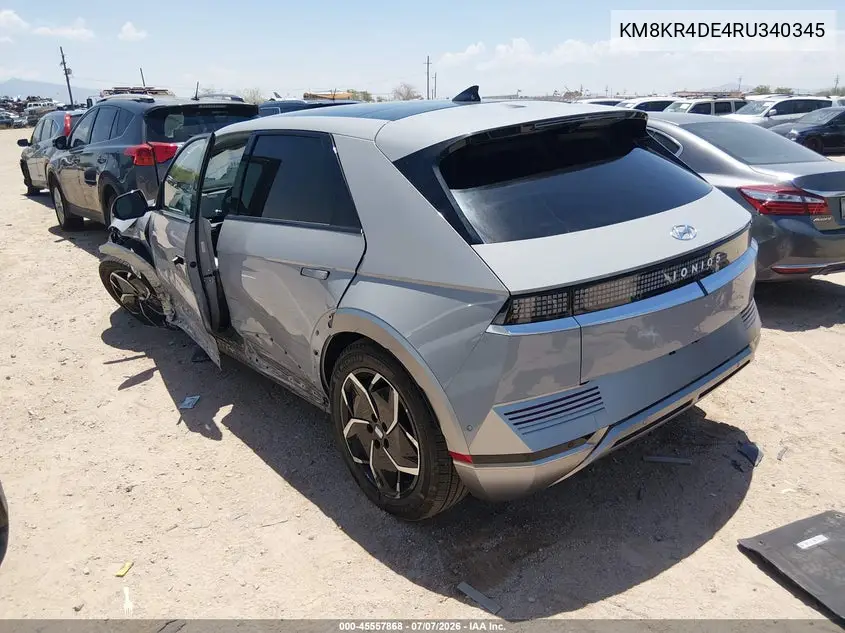 2024 Hyundai Ioniq 5 Limited VIN: KM8KR4DE4RU340345 Lot: 45557868