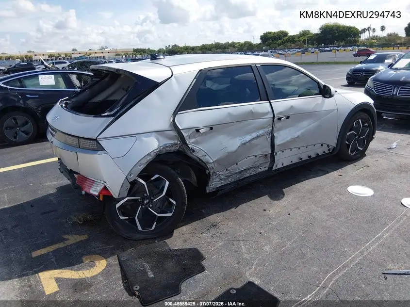 2024 Hyundai Ioniq 5 Sel VIN: KM8KN4DEXRU294743 Lot: 45559425