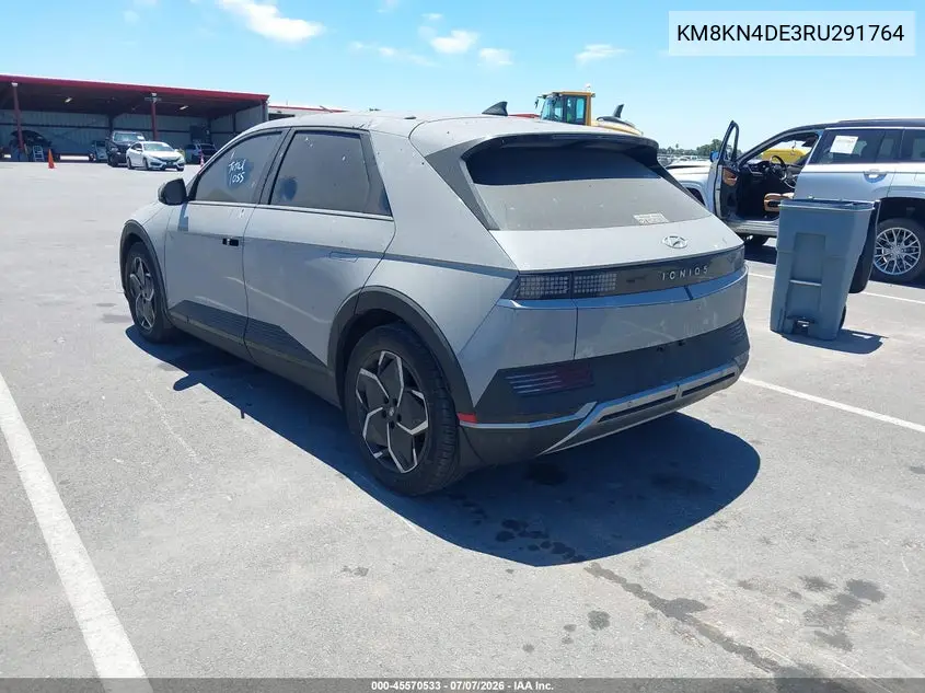 2024 Hyundai Ioniq 5 Sel VIN: KM8KN4DE3RU291764 Lot: 45570533