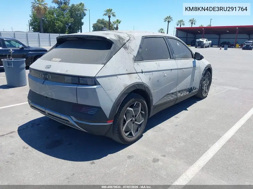 2024 Hyundai Ioniq 5 Sel VIN: KM8KN4DE3RU291764 Lot: 45570533