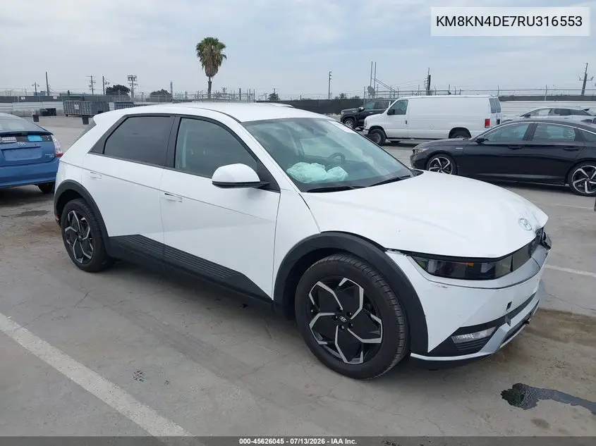 2024 Hyundai Ioniq 5 Sel VIN: KM8KN4DE7RU316553 Lot: 45626045