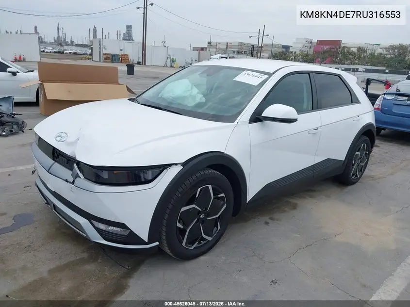 2024 Hyundai Ioniq 5 Sel VIN: KM8KN4DE7RU316553 Lot: 45626045