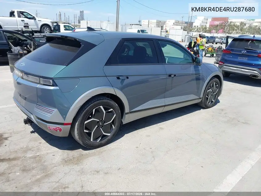 2024 Hyundai Ioniq 5 Limited VIN: KM8KR4DE4RU287680 Lot: 45664303