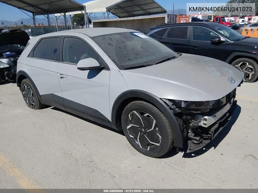 2024 Hyundai Ioniq 5 Sel VIN: KM8KN4DE6RU341072 Lot: 45695800