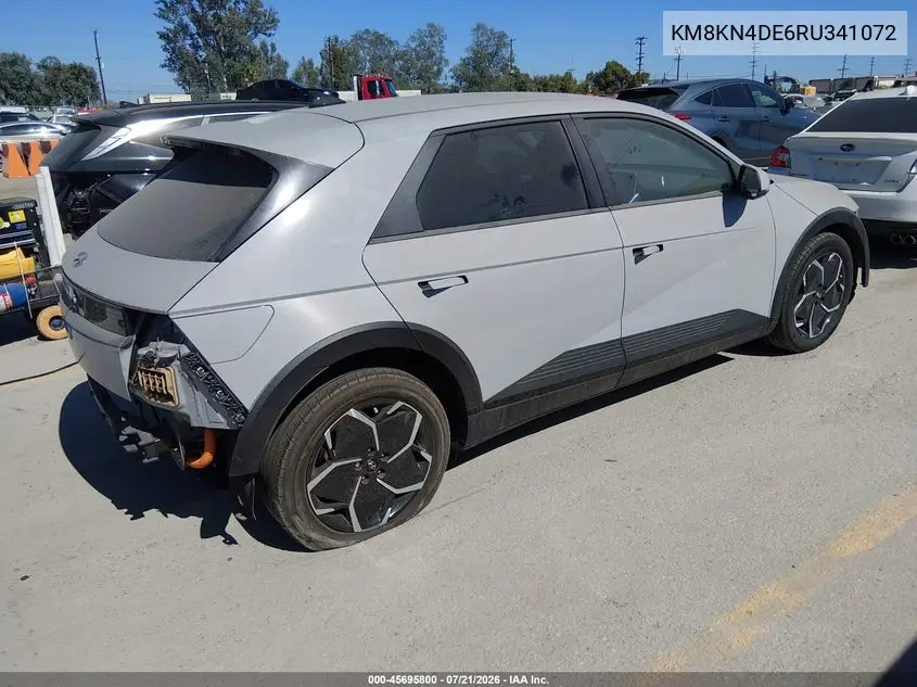 2024 Hyundai Ioniq 5 Sel VIN: KM8KN4DE6RU341072 Lot: 45695800