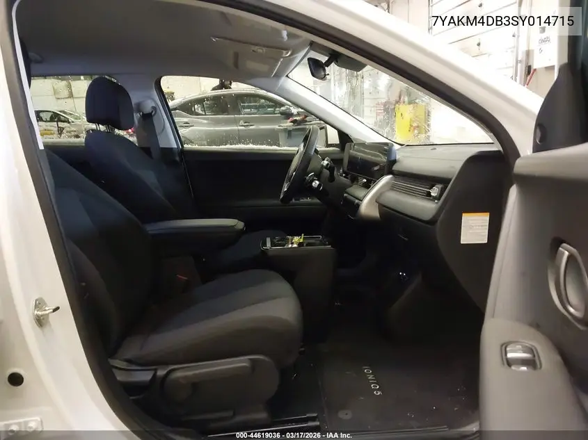 2025 Hyundai Ioniq 5 Se Standard Range VIN: 7YAKM4DB3SY014715 Lot: 44619036