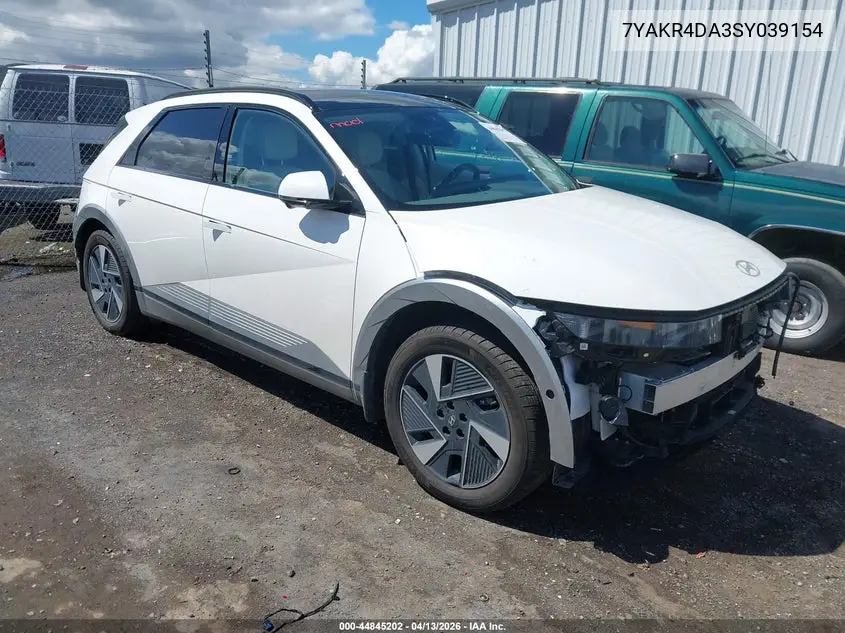 2025 Hyundai Ioniq 5 Limited VIN: 7YAKR4DA3SY039154 Lot: 44845202
