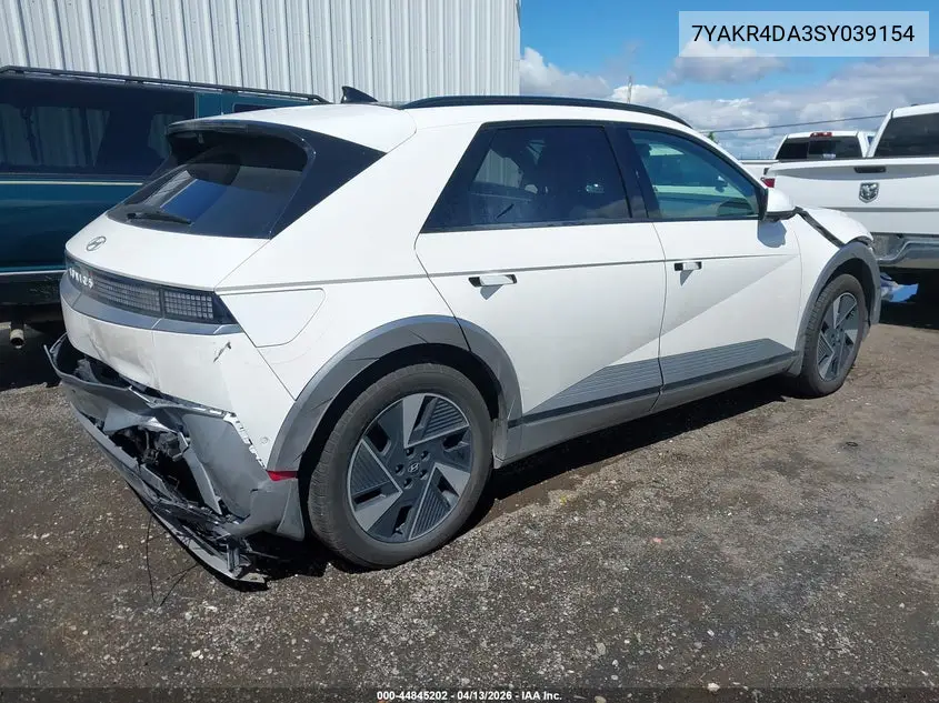 2025 Hyundai Ioniq 5 Limited VIN: 7YAKR4DA3SY039154 Lot: 44845202