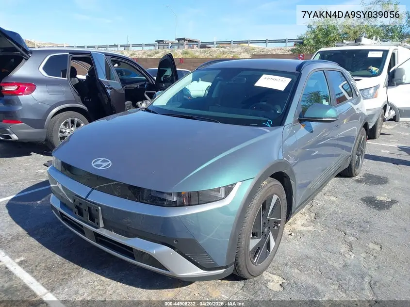 2025 Hyundai Ioniq 5 Sel VIN: 7YAKN4DA9SY039056 Lot: 44908232