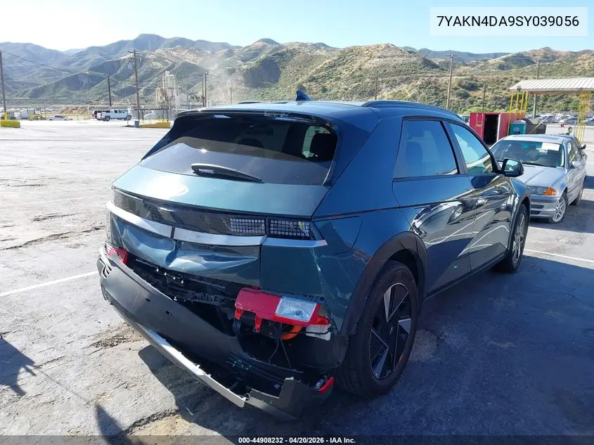 2025 Hyundai Ioniq 5 Sel VIN: 7YAKN4DA9SY039056 Lot: 44908232