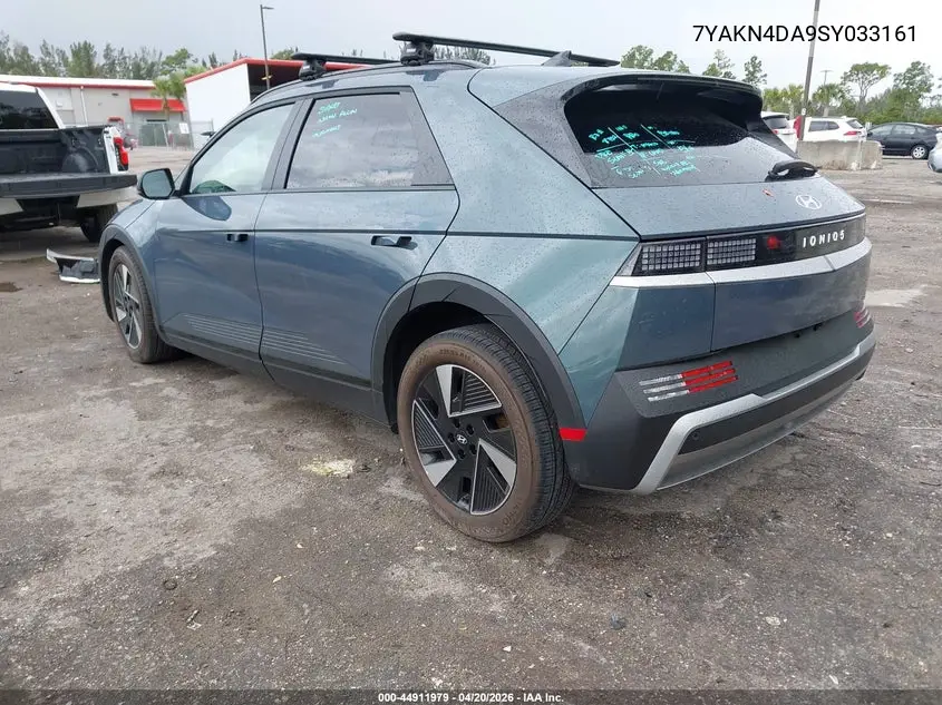 2025 Hyundai Ioniq 5 Sel VIN: 7YAKN4DA9SY033161 Lot: 44911979