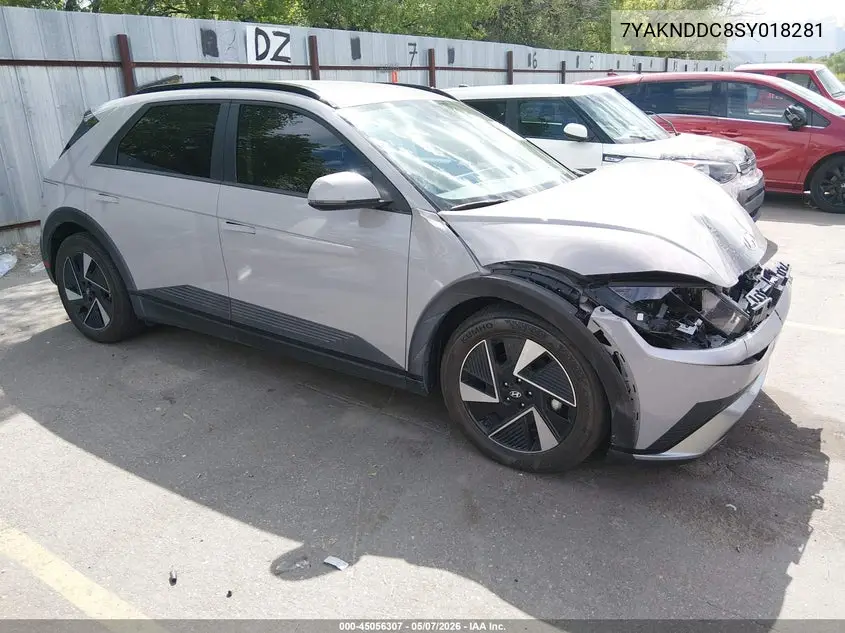 2025 Hyundai Ioniq 5 Sel VIN: 7YAKNDDC8SY018281 Lot: 45056307