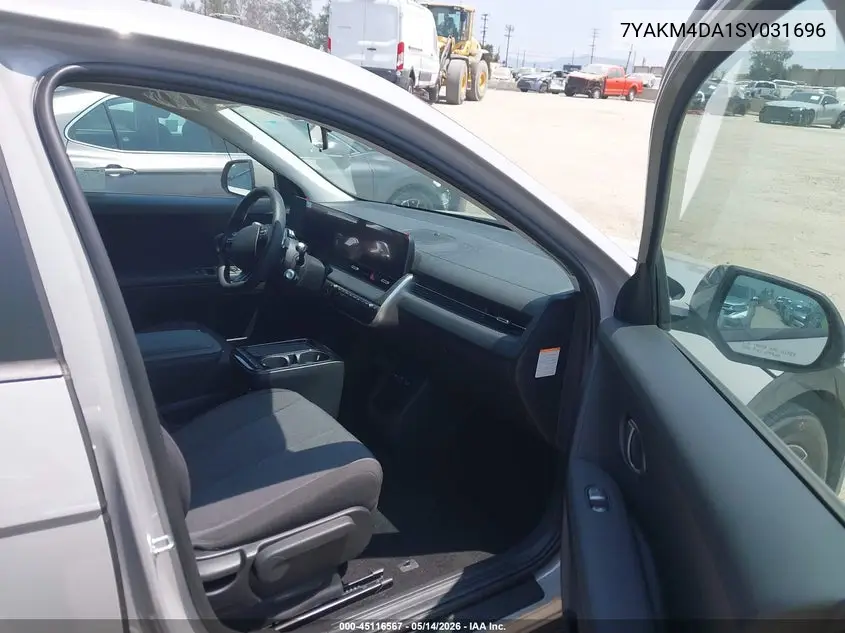 2025 Hyundai Ioniq 5 Se VIN: 7YAKM4DA1SY031696 Lot: 45116567