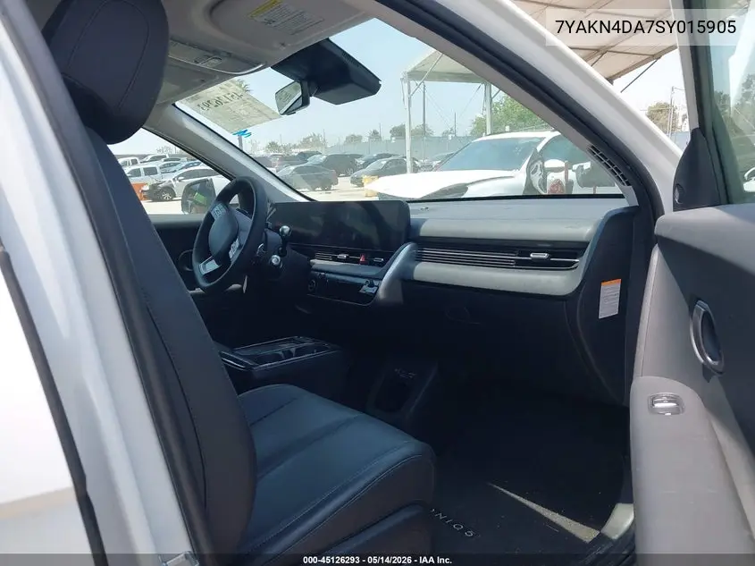 2025 Hyundai Ioniq 5 Sel VIN: 7YAKN4DA7SY015905 Lot: 45126293