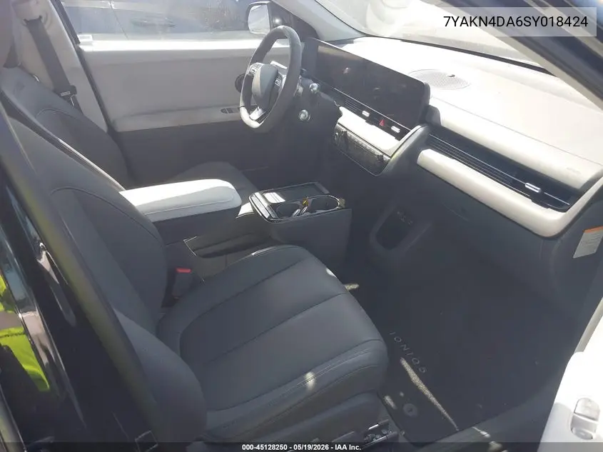 2025 Hyundai Ioniq 5 Sel VIN: 7YAKN4DA6SY018424 Lot: 45128250