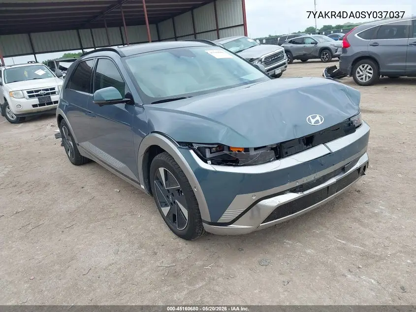 2025 Hyundai Ioniq 5 Limited VIN: 7YAKR4DA0SY037037 Lot: 45160680