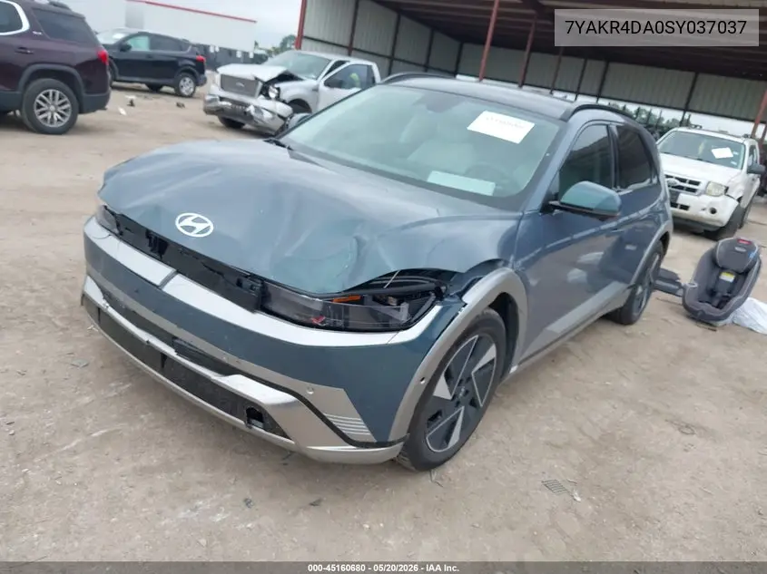 2025 Hyundai Ioniq 5 Limited VIN: 7YAKR4DA0SY037037 Lot: 45160680