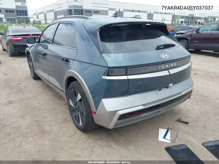 2025 Hyundai Ioniq 5 Limited VIN: 7YAKR4DA0SY037037 Lot: 45160680