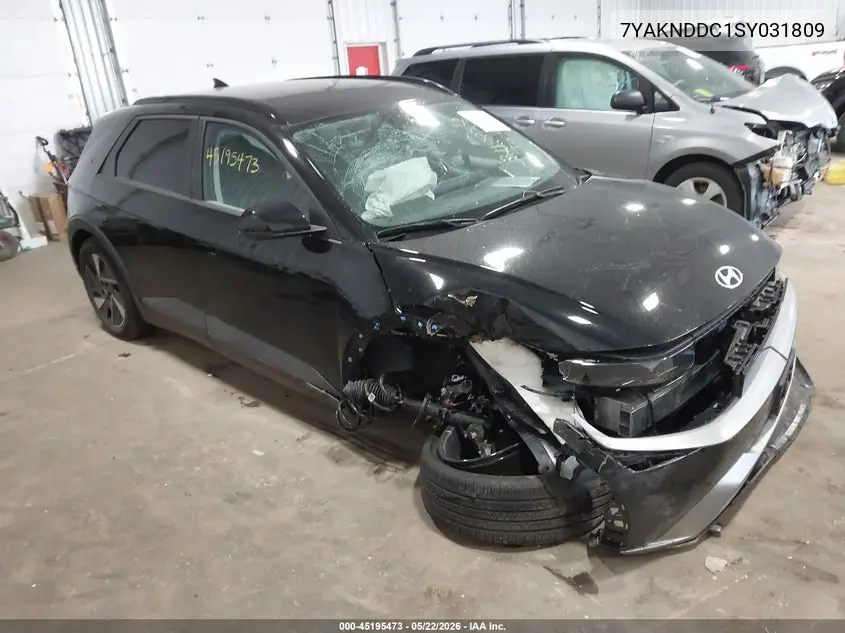 2025 Hyundai Ioniq 5 Sel VIN: 7YAKNDDC1SY031809 Lot: 45195473