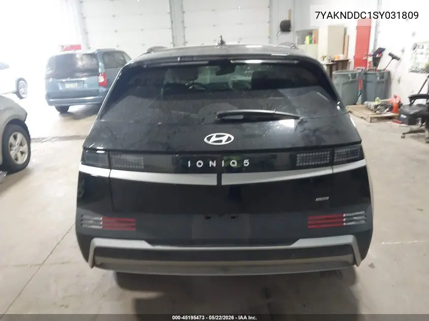 2025 Hyundai Ioniq 5 Sel VIN: 7YAKNDDC1SY031809 Lot: 45195473