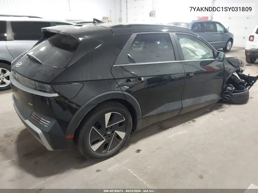 2025 Hyundai Ioniq 5 Sel VIN: 7YAKNDDC1SY031809 Lot: 45195473