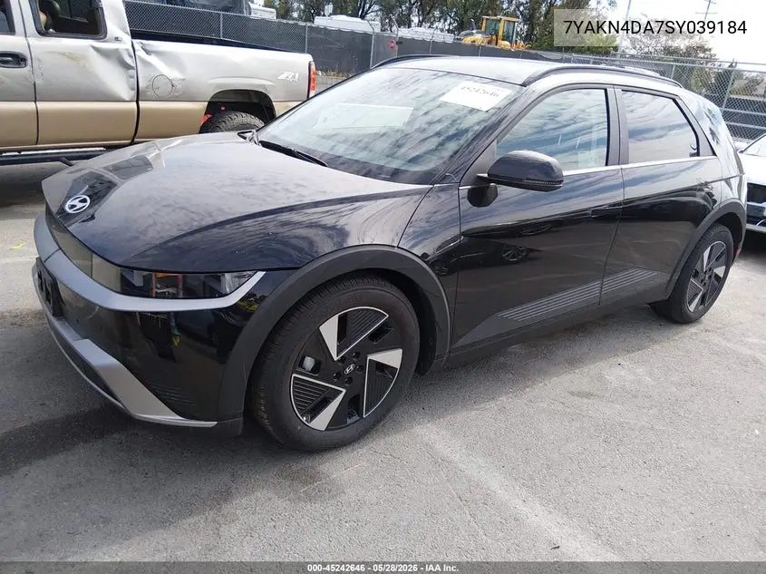 2025 Hyundai Ioniq 5 Sel VIN: 7YAKN4DA7SY039184 Lot: 45242646