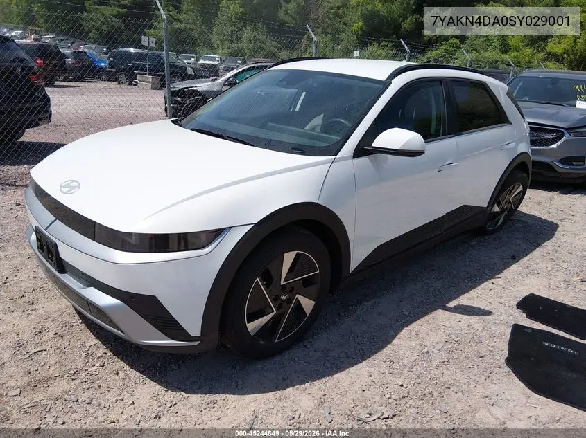 2025 Hyundai Ioniq 5 Sel VIN: 7YAKN4DA0SY029001 Lot: 45244649