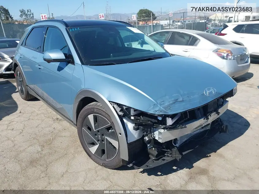 2025 Hyundai Ioniq 5 Limited VIN: 7YAKR4DA5SY023683 Lot: 45377208