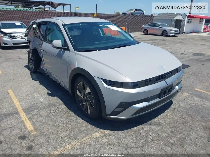 2025 Hyundai Ioniq 5 Se VIN: 7YAKM4DA7SY012330 Lot: 45390423