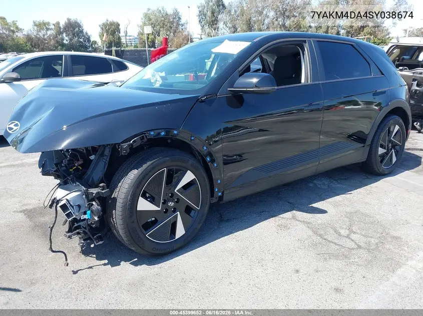 2025 Hyundai Ioniq 5 Se VIN: 7YAKM4DA4SY038674 Lot: 45399652