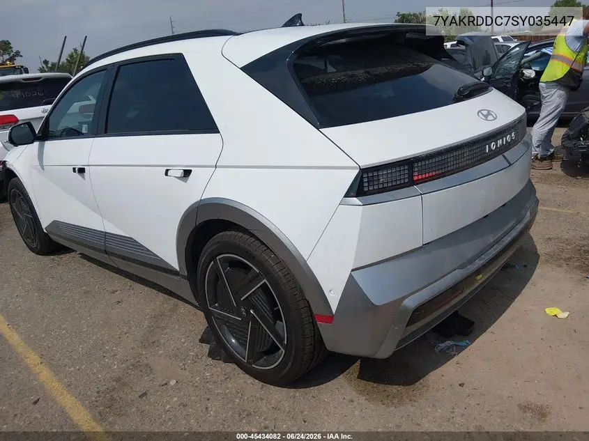 2025 Hyundai Ioniq 5 Limited VIN: 7YAKRDDC7SY035447 Lot: 45434082